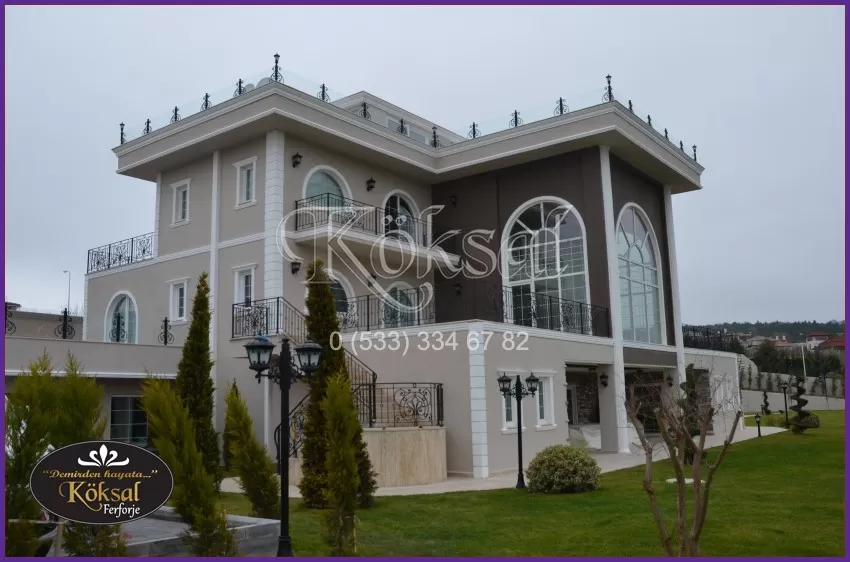 Villa Balkon Korkuluk Modelleri - Modern Balkon Korkuluk