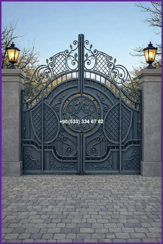 VİLLA KAPILARI-FERFORJE VİLLA KAPILAR-VİLLA GİRİŞ KAPILAR fer20849
