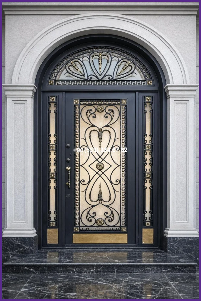 VİLLA KAPILARI-FERFORJE VİLLA KAPILAR-VİLLA GİRİŞ KAPILAR fer20855