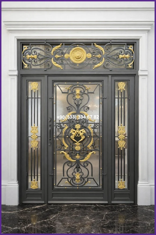 VİLLA KAPILARI-FERFORJE VİLLA KAPILAR-VİLLA GİRİŞ KAPILAR fer20859