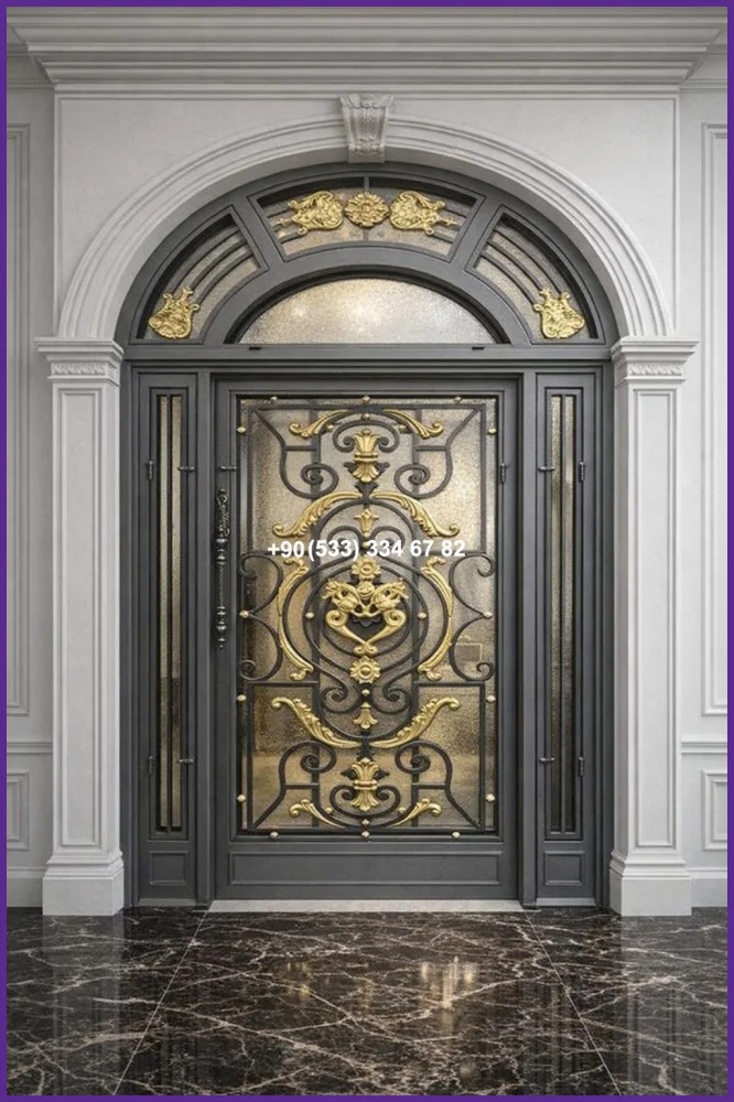 VİLLA KAPILARI-FERFORJE VİLLA KAPILAR-VİLLA GİRİŞ KAPILAR fer20860