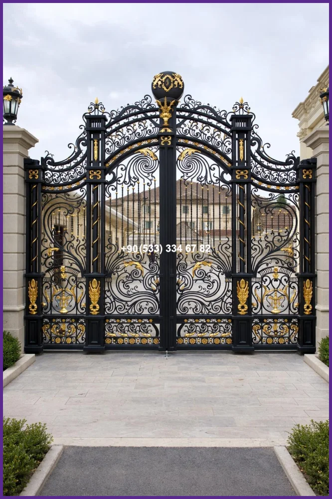 VİLLA KAPILARI-FERFORJE VİLLA KAPILAR-VİLLA GİRİŞ KAPILAR fer20884