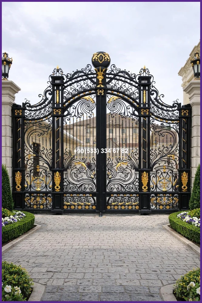 VİLLA KAPILARI-FERFORJE VİLLA KAPILAR-VİLLA GİRİŞ KAPILAR fer20886
