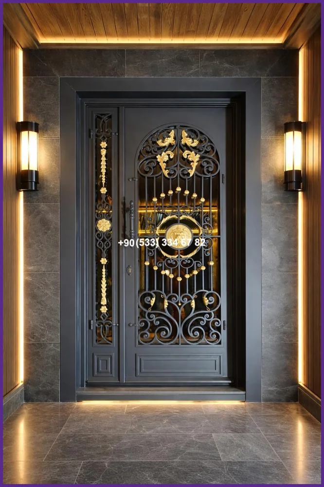 VİLLA KAPILARI-FERFORJE VİLLA KAPILAR-VİLLA GİRİŞ KAPILAR fer20888