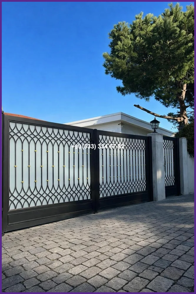 VİLLA KAPILARI-FERFORJE VİLLA KAPILAR-VİLLA GİRİŞ KAPILAR fer20944