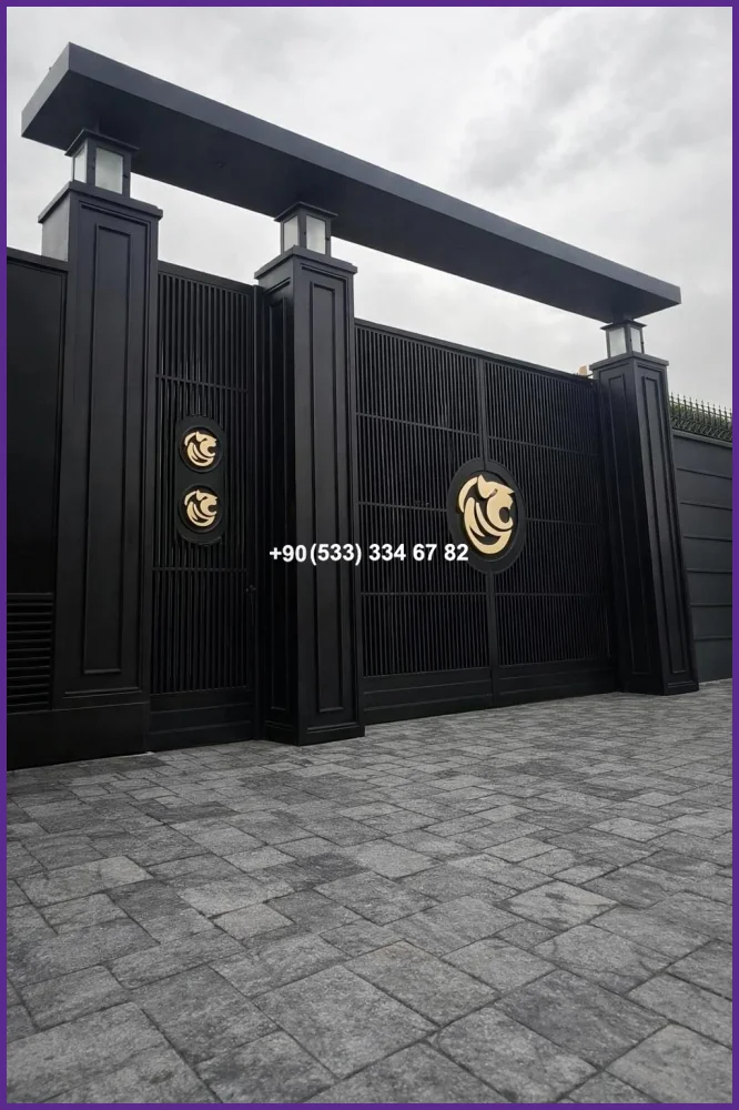 VİLLA KAPILARI-FERFORJE VİLLA KAPILAR-VİLLA GİRİŞ KAPILAR fer20945