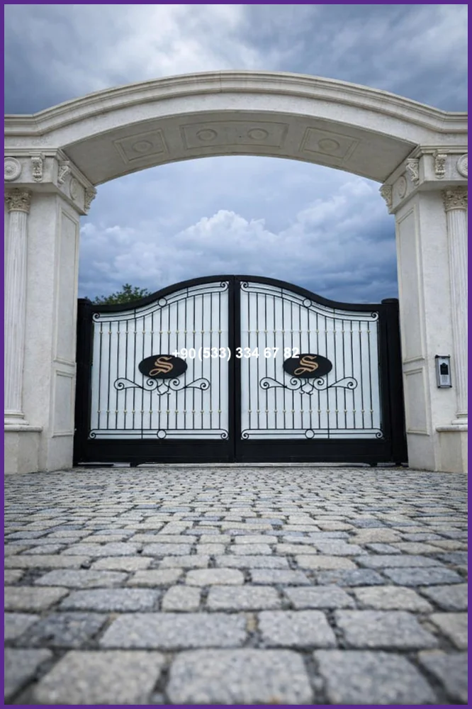 VİLLA KAPILARI-FERFORJE VİLLA KAPILAR-VİLLA GİRİŞ KAPILAR fer20946