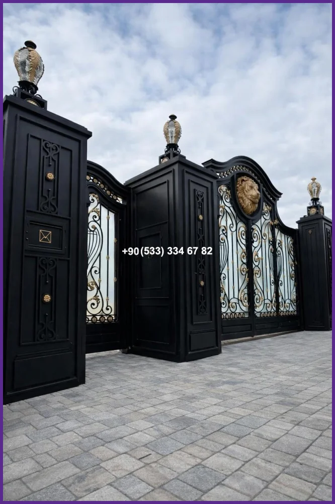 VİLLA KAPILARI-FERFORJE VİLLA KAPILAR-VİLLA GİRİŞ KAPILAR fer20947