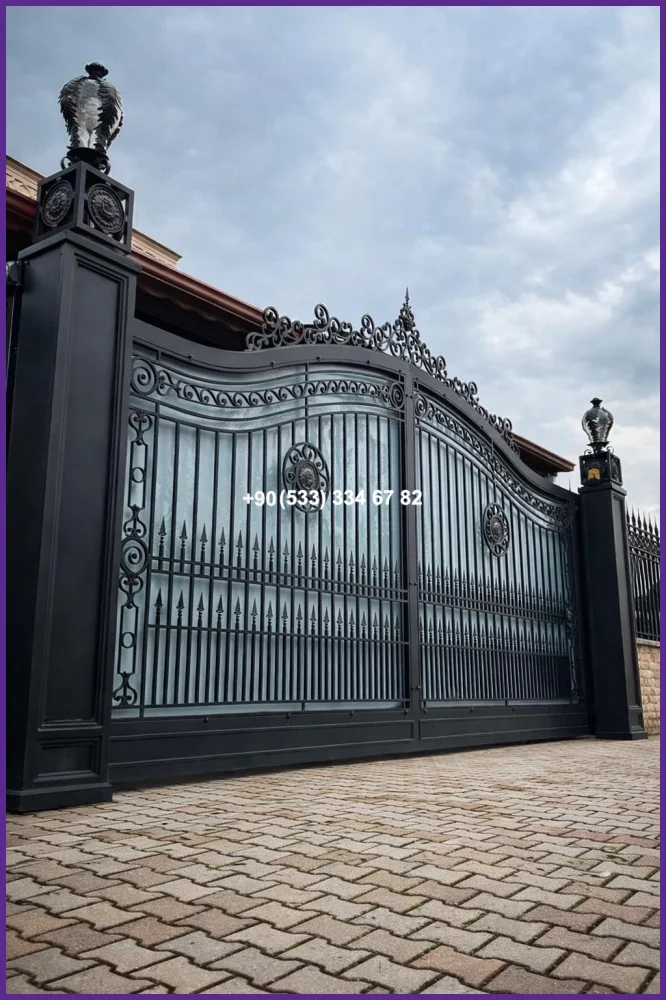 VİLLA KAPILARI-FERFORJE VİLLA KAPILAR-VİLLA GİRİŞ KAPILAR fer20948