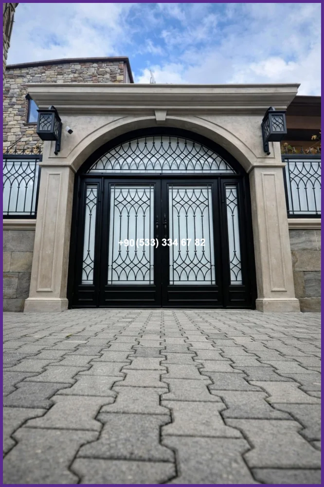 VİLLA KAPILARI-FERFORJE VİLLA KAPILAR-VİLLA GİRİŞ KAPILAR fer20949