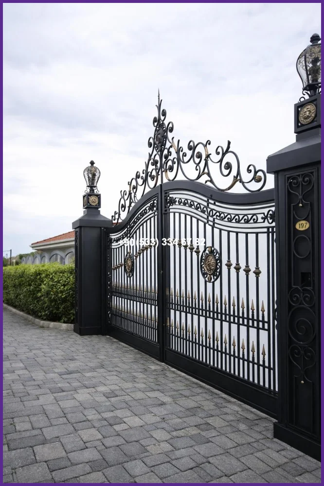 VİLLA KAPILARI-FERFORJE VİLLA KAPILAR-VİLLA GİRİŞ KAPILAR fer20951