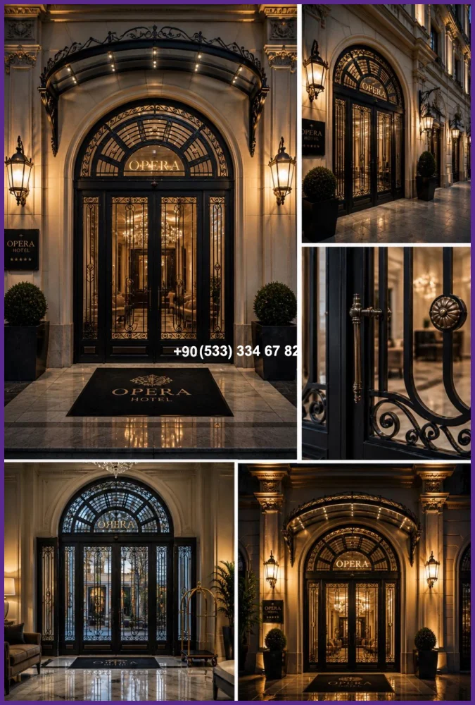 VİLLA KAPILARI-FERFORJE VİLLA KAPILAR-VİLLA GİRİŞ KAPILAR fer20970
