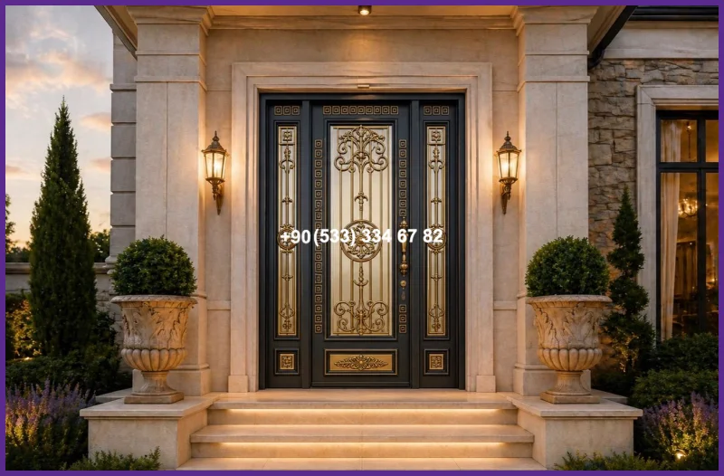 VİLLA KAPILARI-FERFORJE VİLLA KAPILAR-VİLLA GİRİŞ KAPILAR fer20977