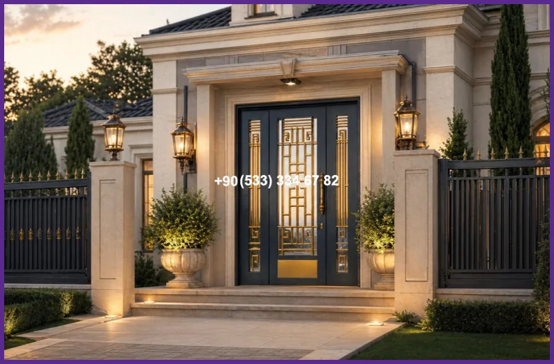 VİLLA KAPILARI-FERFORJE VİLLA KAPILAR-VİLLA GİRİŞ KAPILAR fer20979