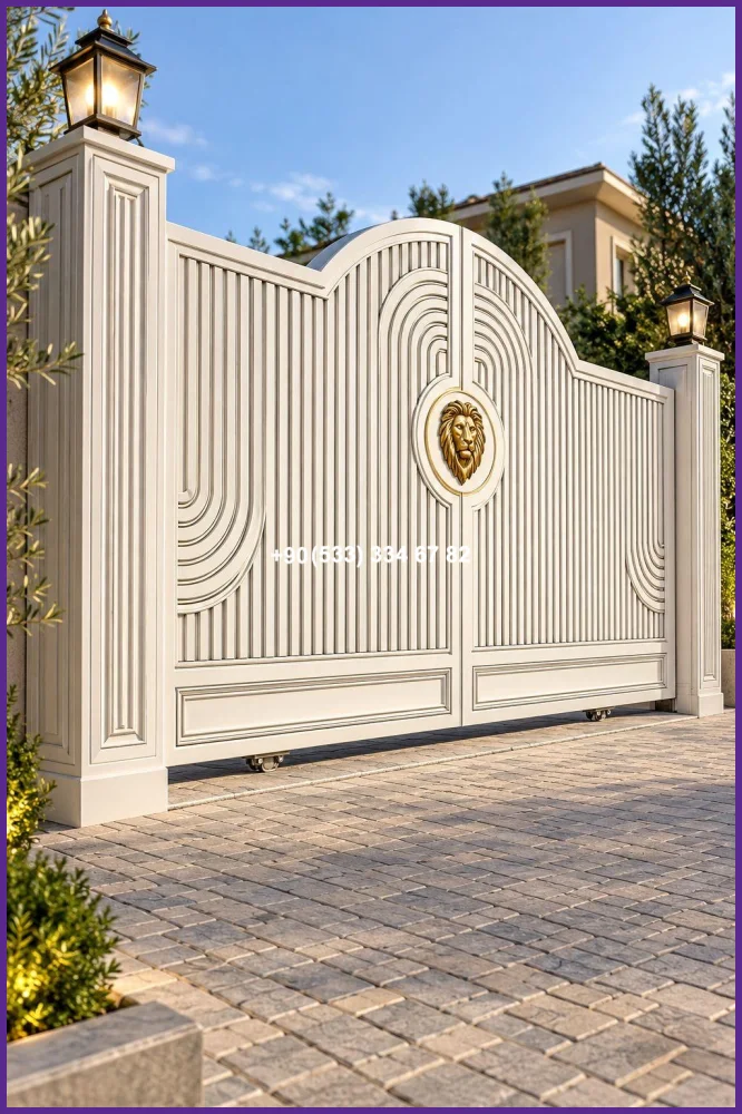 VİLLA KAPILARI-FERFORJE VİLLA KAPILAR-VİLLA GİRİŞ KAPILAR fer21082