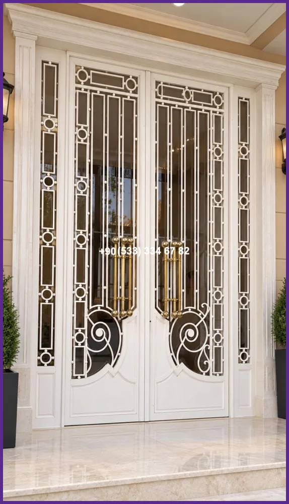 VİLLA KAPILARI-FERFORJE VİLLA KAPILAR-VİLLA GİRİŞ KAPILAR fer21087