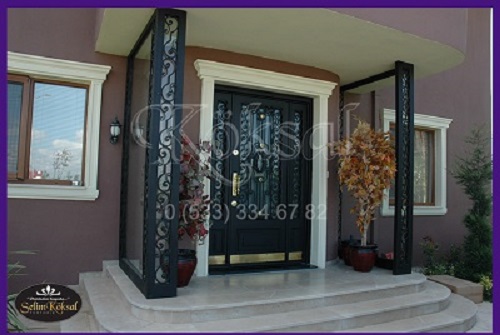 villa kapıları - çelik villa kapıları - ferforje villa kapıları